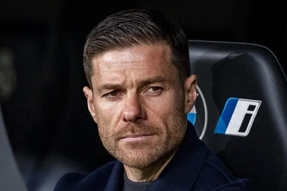 Xabi Alonso, pictured in the dugout during his time with Real Madrid.