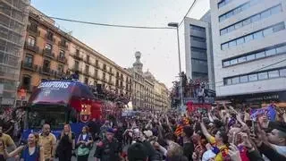 Rúa del Barça, hoy en directo: recorrido, horario y dónde ver la celebración de Liga 25-26 por las calles de Barcelona